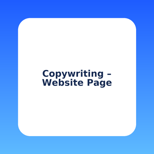 copywriting-website-page Copywriting – Website Page