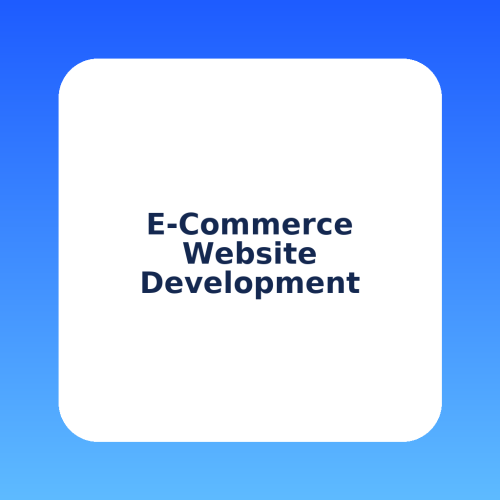 e-commerce-website-development E-Commerce Website Development